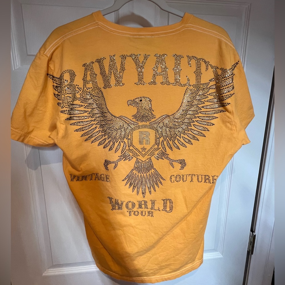 Men’s Rawyalty couture short sleeve shirt size L